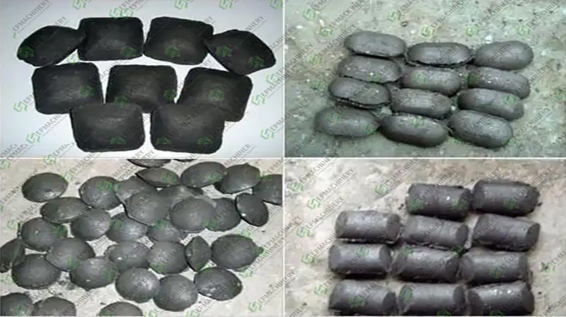 Coal Briquette Machine Finished Products