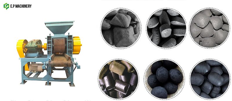 Hydraulic Press and Coal Briquettes